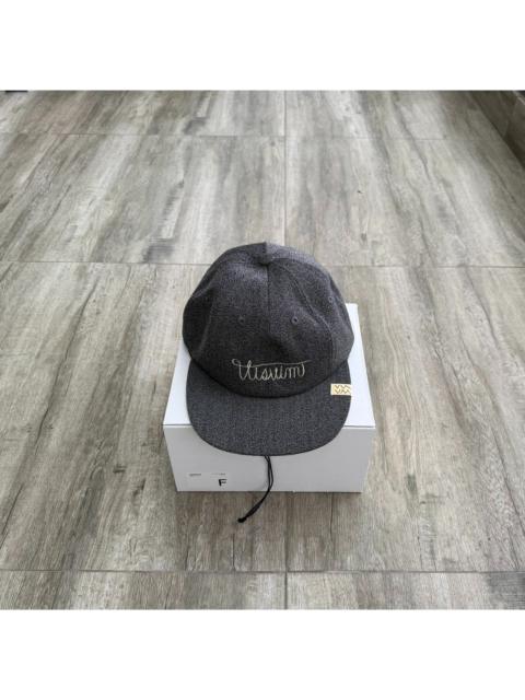 visvim VISVIM 25SS EXCELSIOR II CAP baseball cap in wool-linen blend in charcoal black 