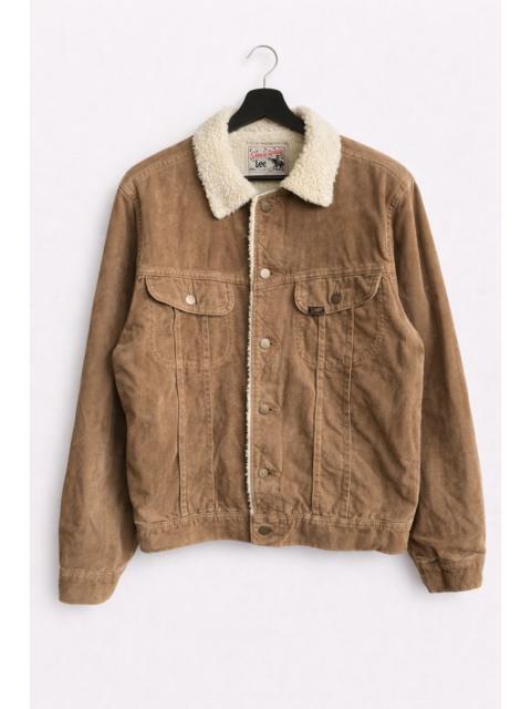 Other Designers Vintage Lee Storm Rider Corduroy Sherpa Jacket Classic
