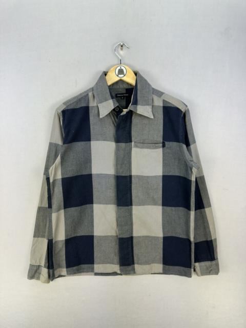 Comme Des Garçons Garcon Wave Checkered Flannel Shirt