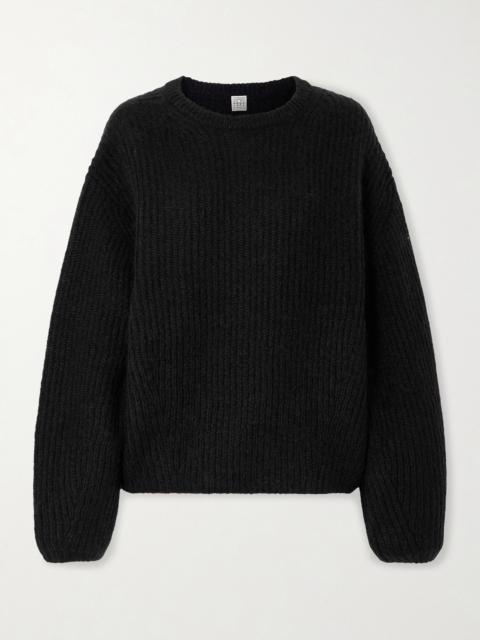 TOTEME Ribbed Mohair-blend Sweater