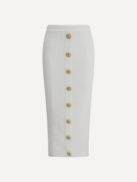 Balmain Knit midi Skirt