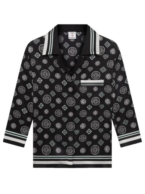 CASABLANCA Casablanca Women "Monogram" Pajama Shirt