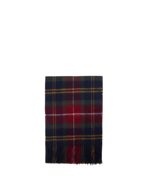 Barbour Tartan cashmere wool scarf