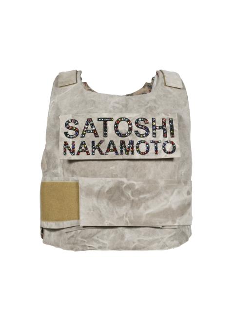 SATOSHI NAKAMOTO BULLETPROOF VEST / MAILBAG BEI