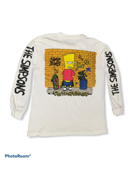 Other Designers Vintage - Vintage The Simpsons Bart Simpsons Long Sleeve Tees
