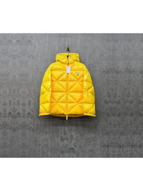 Prada Prada Classic Logo Grid Down Jacket