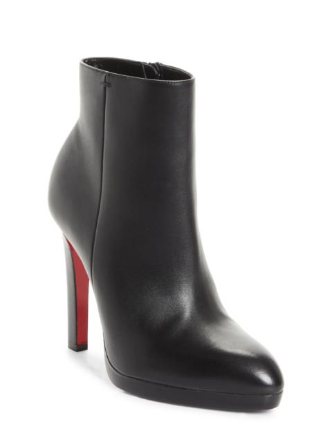 Christian Louboutin Christian Louboutin Fannylove Bootie in Black/Black at Nordstrom