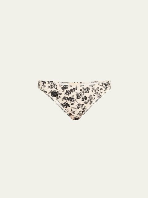 ULLA JOHNSON Dani Mid-Rise Bikini Bottoms