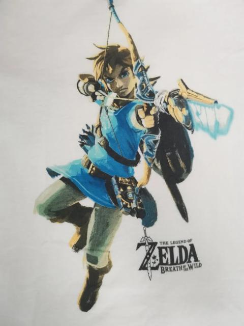 Other Designers Japanese Brand - Zelda Breath Of the Wild Nintendo Game Anime Raglan Tee