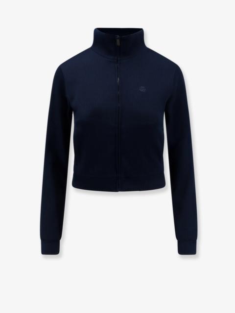 GUCCI Gucci Women Lightweight Ribbed Cotton Jersey Sweatshirt