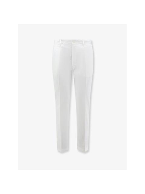 Dolce & Gabbana DOLCE & GABBANA White Stretch Cotton Trousers New & Authenti