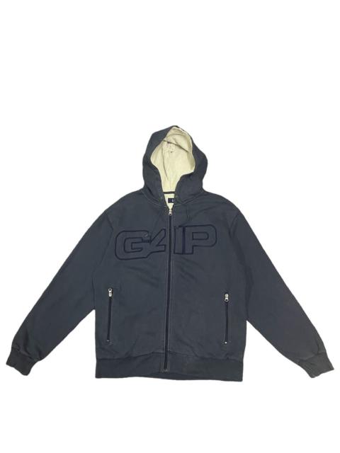 Other Designers Archival Clothing - Vintage Gap Thermal Lined Big Logo Hoodie