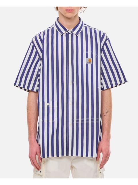 Junya Watanabe MAN Junya Watanabe Men Short Sleeve Stripes Shirt Junya Watanabe  Carhartt Wip
