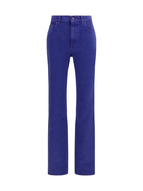 Chloé Chloé Cotton Denim Pants Royal Indigo Women