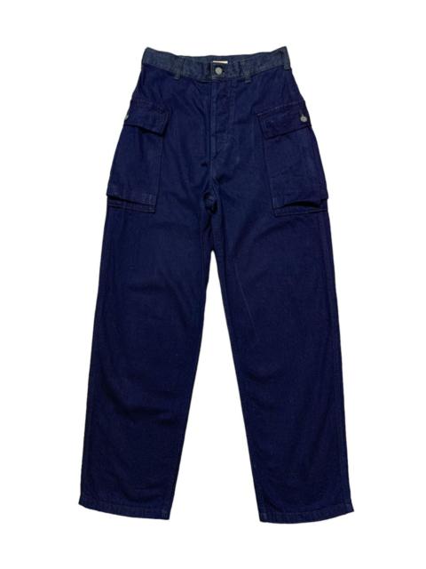 Kapital Rare Kapital x IDG Denim Cargo Pants 13 Stars Button