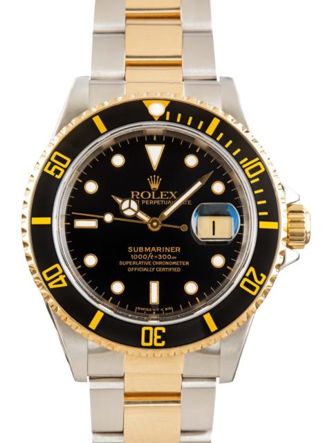 ROLEX Used Rolex Submariner 16613 Black