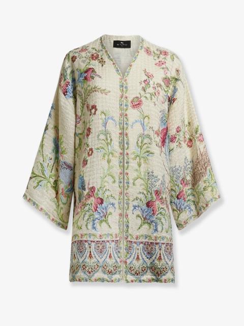Etro Etro Multicolor Cotton Blend Kimono