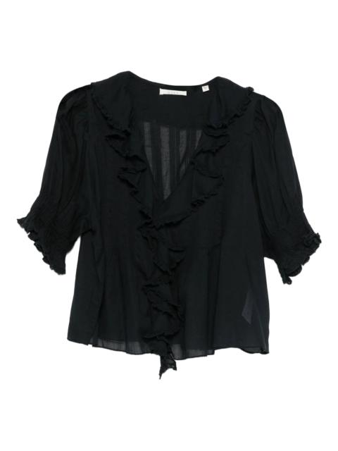 DÔEN Henri ruffled blouse