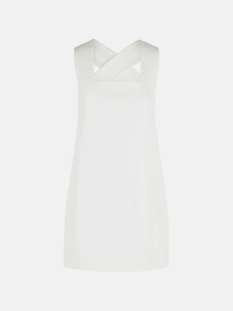 KHAITE 'MELLA' DRESS IN WHITE ACETATE AND VISCOSE