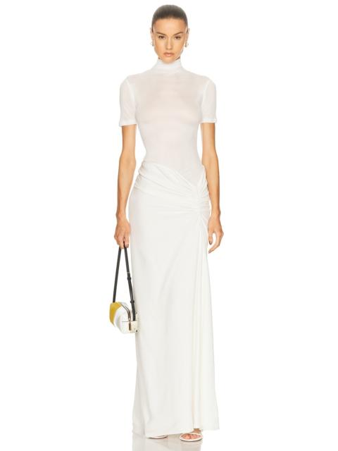 CHRISTOPHER ESBER Fusion Ruched Tee Gown