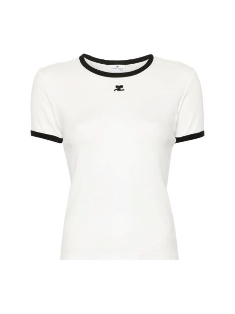 courrèges REEDITION CONTRAST TEE