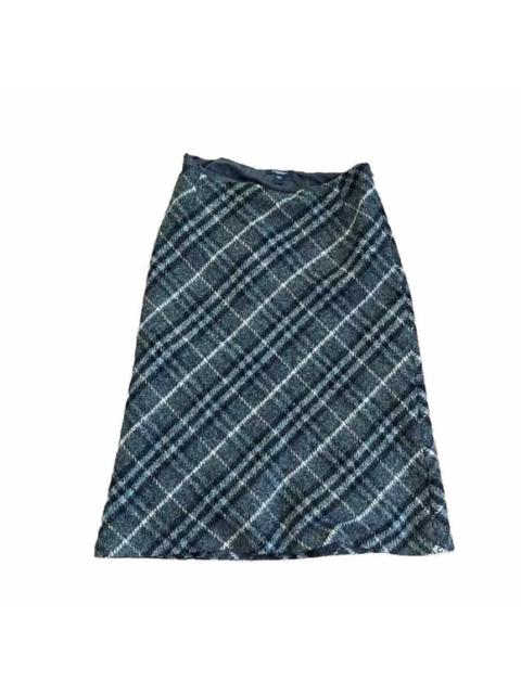 Burberry Burberry London vintage wool plaid skirt