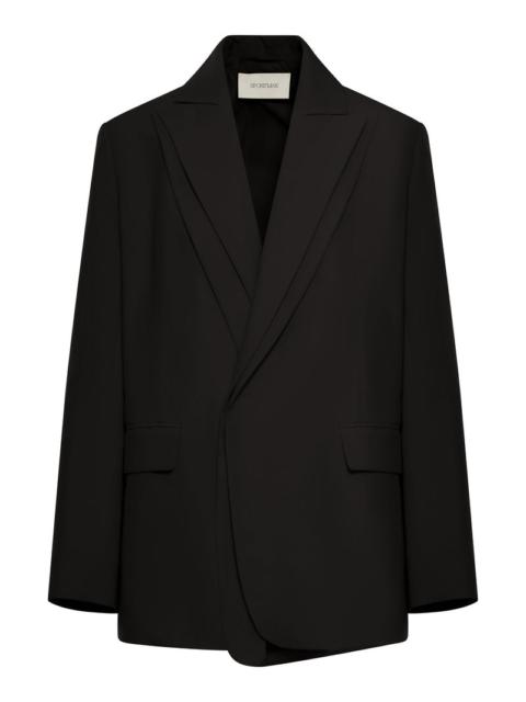 Sportmax Sportmax Women Double Collar Blazer In Viscose Blend
