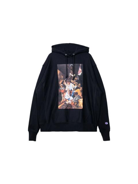 DENIM TEARS Denim Tears Pyrex Tears Hoodie Black