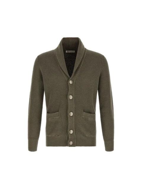 Brunello Cucinelli BRUNELLO CUCINELLI $3450 Military Malfilé Cotton English Rib
