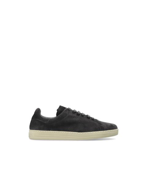 TOM FORD TOM FORD Warwick Gray Suede Sneakers New & Authentic (Men's