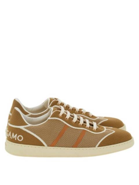FERRAGAMO Ferragamo Technical Fabric Low-Top Sneakers, Size 9