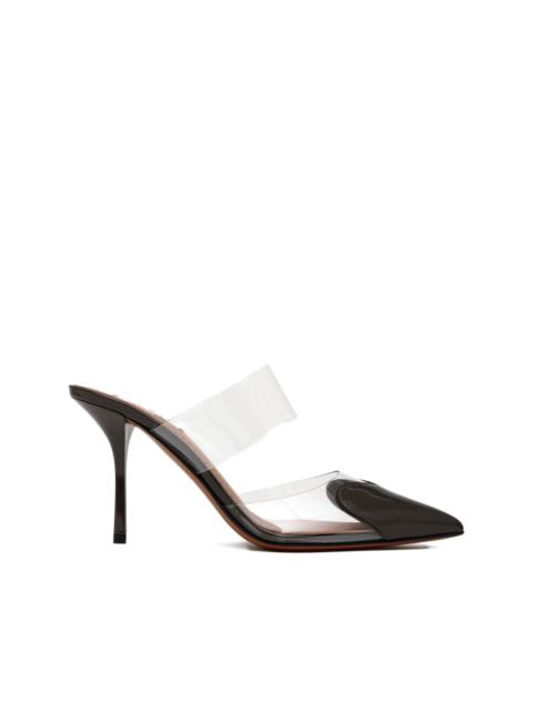 Alaïa 90mm Le Cœur strap mules