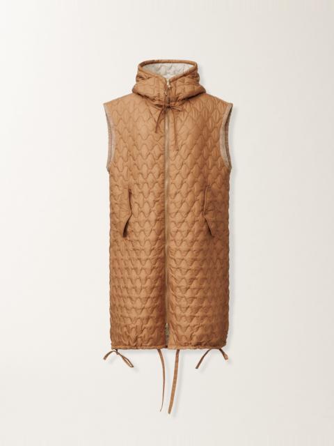FABIANA FILIPPI Long quilted technical gilet