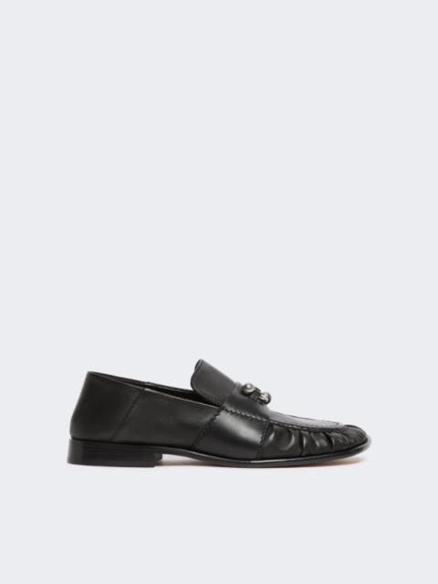 Sportmax Nappa leather moccasins - black