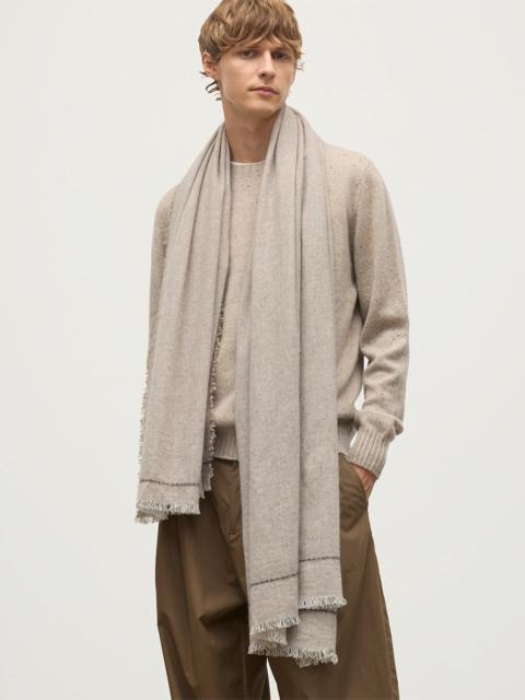 Johnstons of Elgin Usan Natural Cashmere Scarf