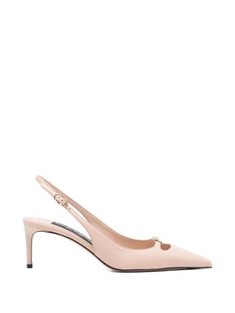 Dolce & Gabbana Dolce & Gabbana Women Leather Slingback Pumps