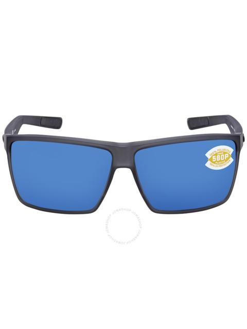 Costa Del Mar - Costa Del Mar RINCON Blue Mirror Polarized Polycarbonate Men's Sunglasses RIN 156 OBMP 63