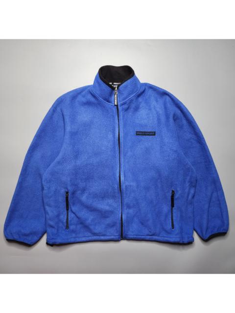 Ralph Lauren Polo Sport by Ralph Lauren - Y2K Blue Fleece Zip Up Jacket