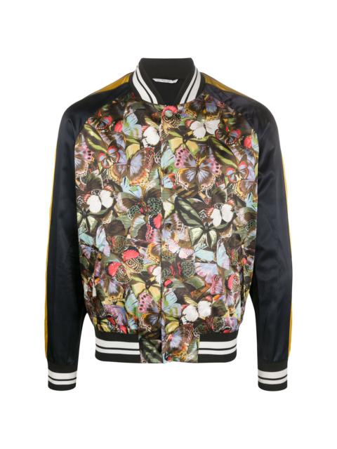 Valentino butterfly-print bomber jacket
