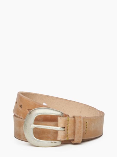 FULLCOUNT 6210 WILD LEATHER BELT NATURAL