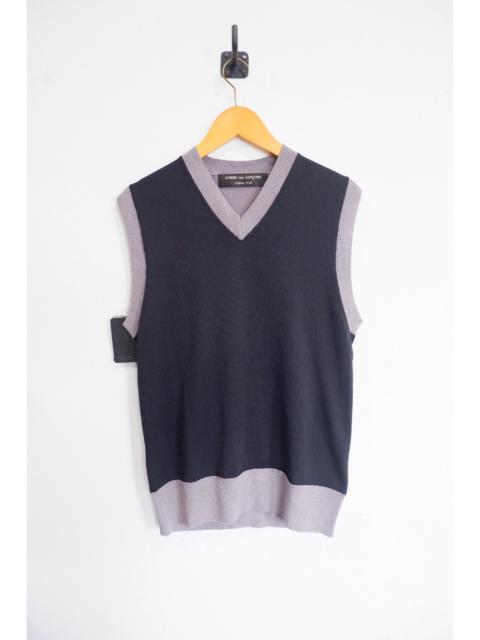 Comme des Garçons Homme Plus Comme Des Garcons Homme Plus 2002 College Knit Vest