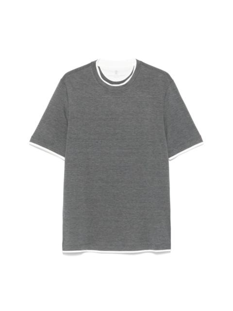 Brunello Cucinelli Silk blend t-shirt