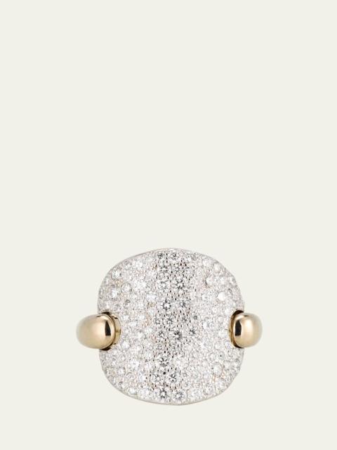 Pomellato Sabbia 18k White Gold and Diamond Ring