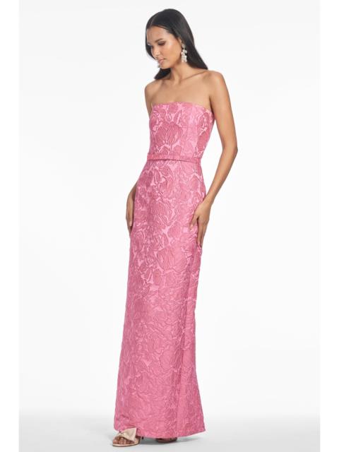 SACHIN & BABI SOPHIA GOWN - ROSE PINK