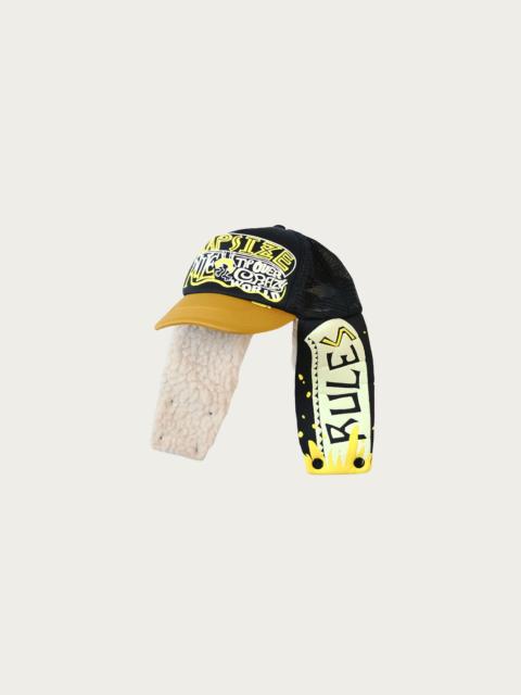 Kapital KAPSIZE RULEpt LUMBER Track CAP - Black/Gold