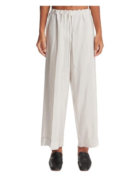 White Yayah Silk Pants
