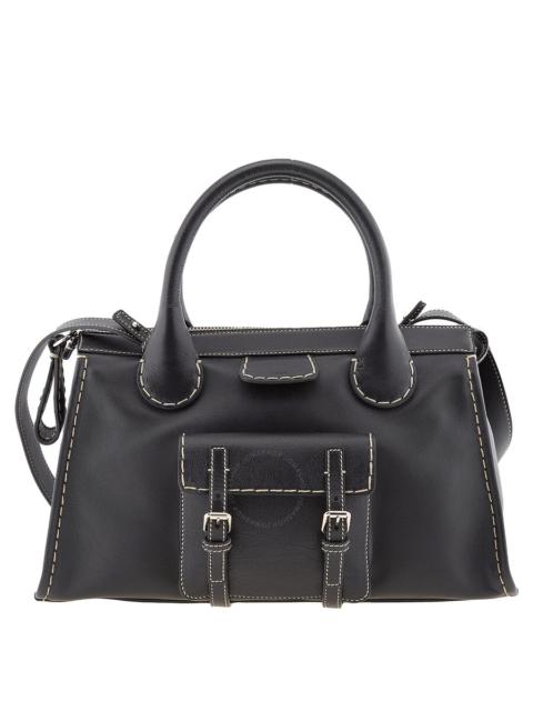 Chloe Ladies Black Medium Edith Top Handle Bag