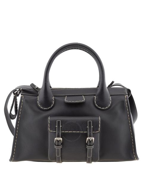 Chloé Chloe Ladies Black Medium Edith Top Handle Bag