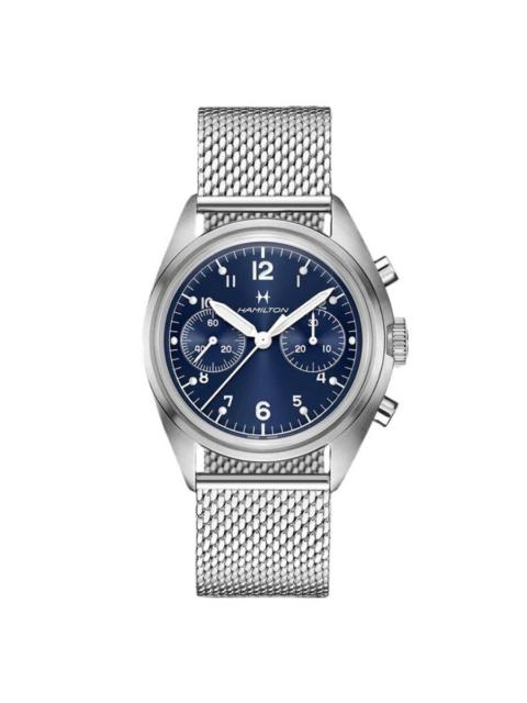 Other Designers Hamilton Khaki Aviation Pilot Pioneer Chronograph Hand Wind Men's Watch H76409140