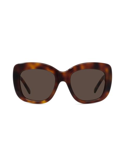 Givenchy Givenchy Bold 53mm Gradient Butterfly Sunglasses in Blonde Havana /Brown at Nordstrom